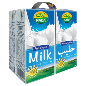 Nada Uht Full Fat Milk 1L X4