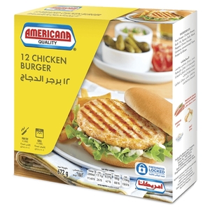 Americana 12 Chicken Burger 672G