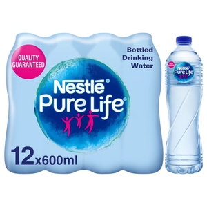 Nestle Pure Life Drinking Water 600Ml X12