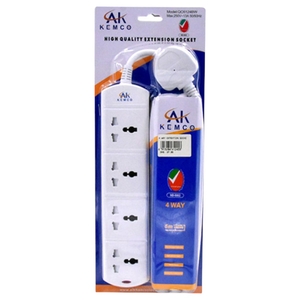 Ak Kemco High Quality 4 Way Extension Socket With Cable