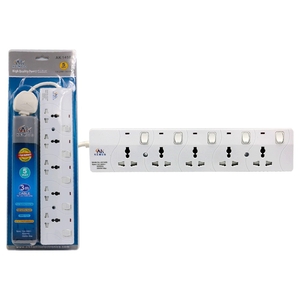 Ak Kemco High Quality 5 Way Extension Socket With Cable