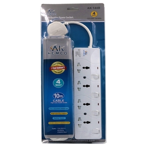 Ak Kemco High Quality 4 Way Extension Socket With Cable