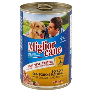 Miglior Cane Wet Food Dog Chunks With Chicken And Turkey 405G