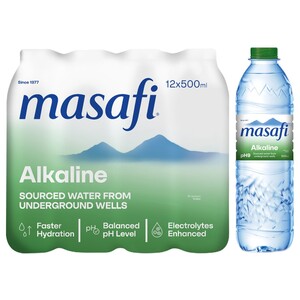 Masafi Alkalife Alkaline Water 500Ml X12