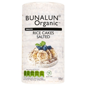 Bunalun Organic Rice Cakes Salted 100G