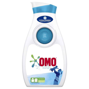 Omo Liquid Laundry Detergent Sensitive Skin 900Ml