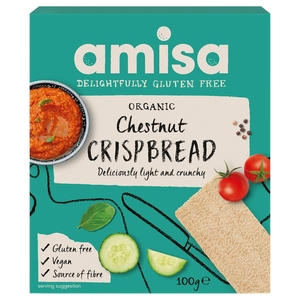 Amisa Organic Chestnut Crispbread 100G