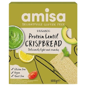 Amisa Protein Lentil Crispbread 100G