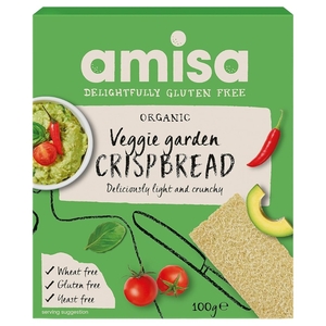 Amisa Veggie Garden Crispbread 100G