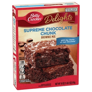 Betty Crocker Supreme Chocolate Chunk Brownie Mix 510G