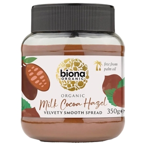 Biona Milk Chocolate Hazelnut Spread 350G