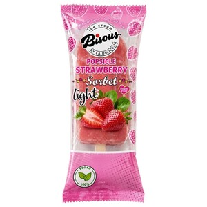 La Douceur Bisous Popsicle Light Strawberry 80G
