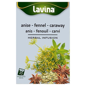 Lavina Herbal Infusion Anise, Fennel And Caraway 20 Bags 40G