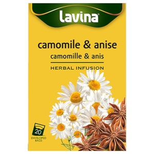 Lavina Herbal Infusion Camomile & Anise 20 Bags 34G