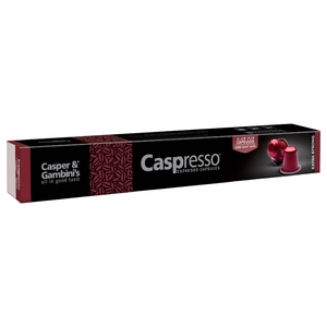 Casper & Gambinis's Caspresso Capsules Intense 10 Pieces