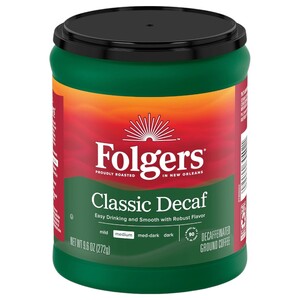 Folgers Classic Decaf Coffee 272G