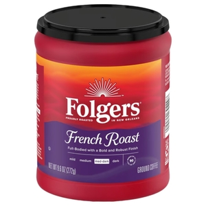 Folgers French Roast Meduim Dark Coffee 272G
