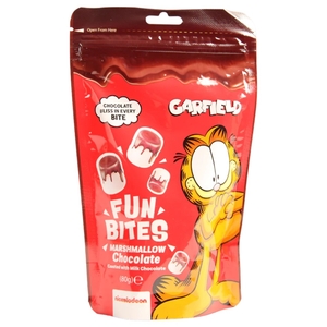 Nickelodeon Garfield Fun Bites Marshmallow Chocolate 80G