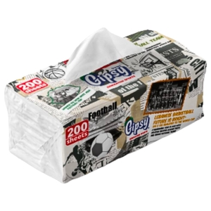 Gipsy Facial Tissue Football 200 Sheets