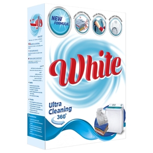 White Ultra Laundry Detergent Powder 2.5Kg