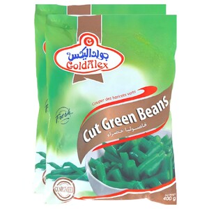 Goldalex Cut Green Beans 400G X2