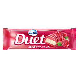 Igloo Duet Ice Cream Raspberry And Vanilla 65Ml