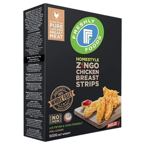 Freshly Foods Chicken Breast Strips Zingo 500G