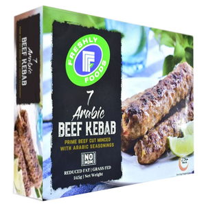 Freshly Foods Beef Kebabs With Arabic Seasonings 245G