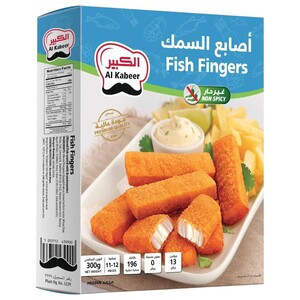 Al Kabeer Frozen Breaded Fish Fingers 300G