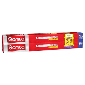 Sanita Premium Aluminium Foil 37.5Sqft X 2