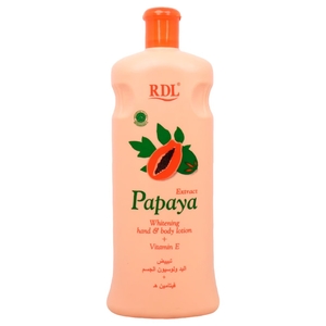 Rdl Whitening Hand & Body Lotion Papaya Extract 600Ml