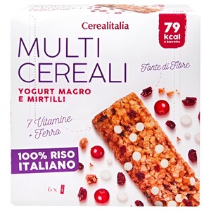 Cerealitalia Multicereal Yogurt And Blueberries 21G X6