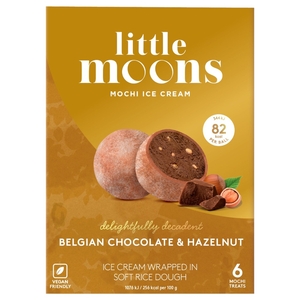 Little Moons Mochi Ice Cream Belgian Chocolate & Hazelnut 192G