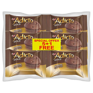 Eti Adicto Gold Brownie Cacao 36G X6