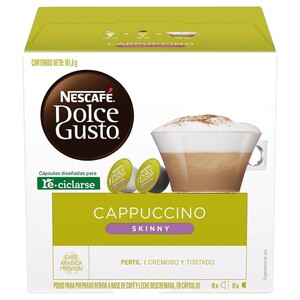 Nescafe Dolce Gusto Cappuccino Skinny Coffe Pods 161.6G