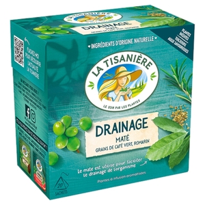 La Tisanière Drainage Maté 20 Bags