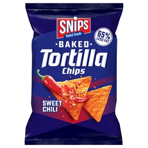 Snips Baked Tortilla Chips Sweet Chili Pepper 125G