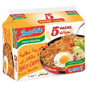 Indomie Spicy Curry Fried Noodles 90G X 5