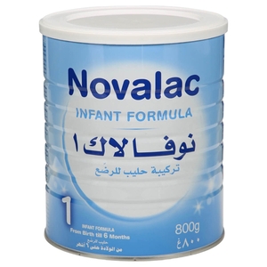 Novalac Stage 1 Infant Formula Milk From 0 To 6 Months 800G