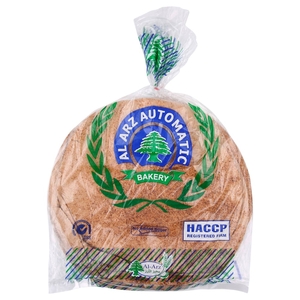 Al Arz Arabic Brown Bread Large 6Pcs