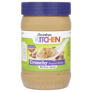American Kitchen Crunchy Peanut Butter 454G