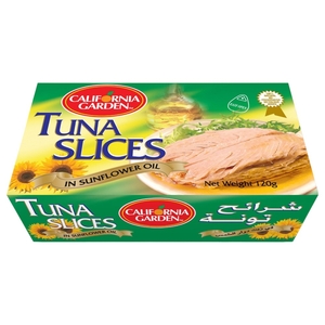 California Garden Tuna Slices In Sunflower Oil 120G
