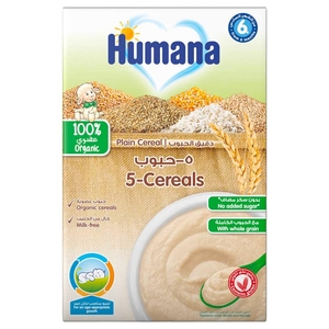 Humana Plain 5 Cereals Organic 200G