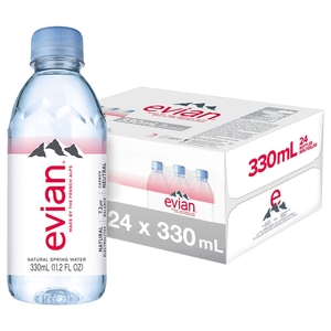 Evian Natural Drinking Water 330Ml X 24