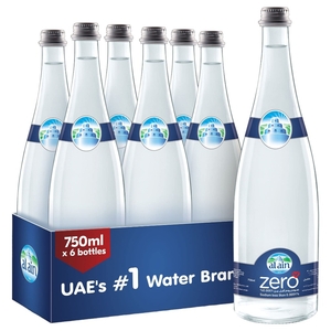 Al Ain Mineral Still Water Glass Bottle 750Ml