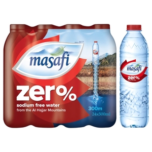 Masafi Zero Sodium Mineral Water 500Ml
