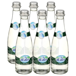 Al Ain Sparkling Water Bottle 330Ml X6