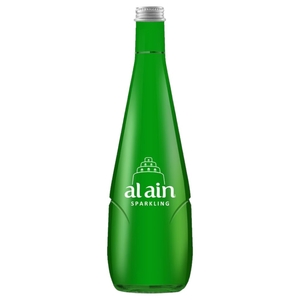 Al Ain Sparkling Glass Water Bottle 750Ml
