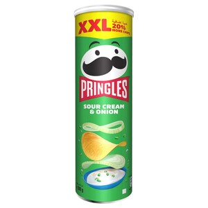 Pringles Potato Chips Sour Cream & Onion Xxl 200G