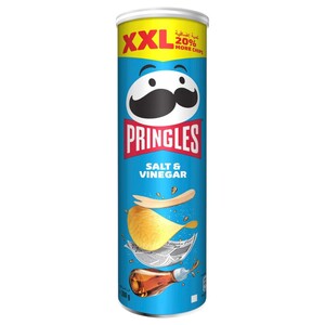 Pringles Potato Chips Salt & Vinegar Xxl 200G
